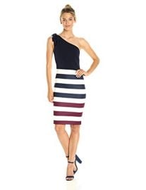 Ted Baker Women s Hilila Rowing Stripe One Shoulder Dress at Amazon